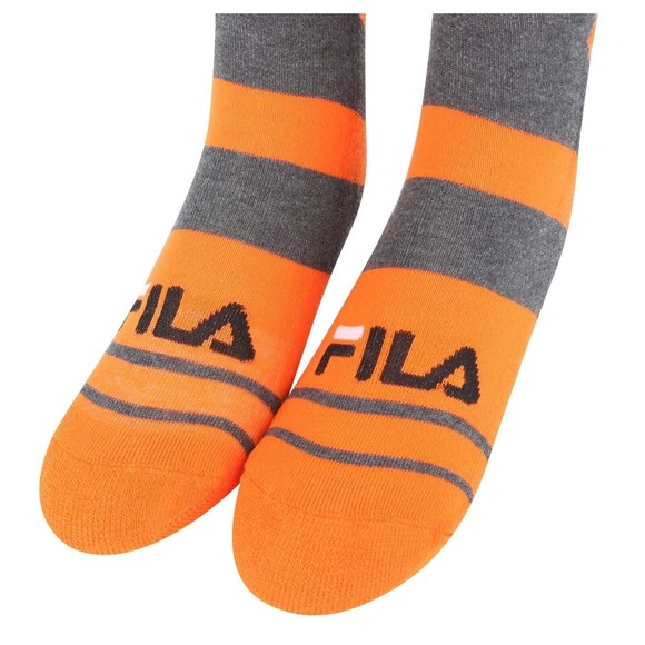 Fila Men's Socks Full Cushion Photo Crew 2 Pack (Orange Size 10-13) NWT - Picture 5 of 7